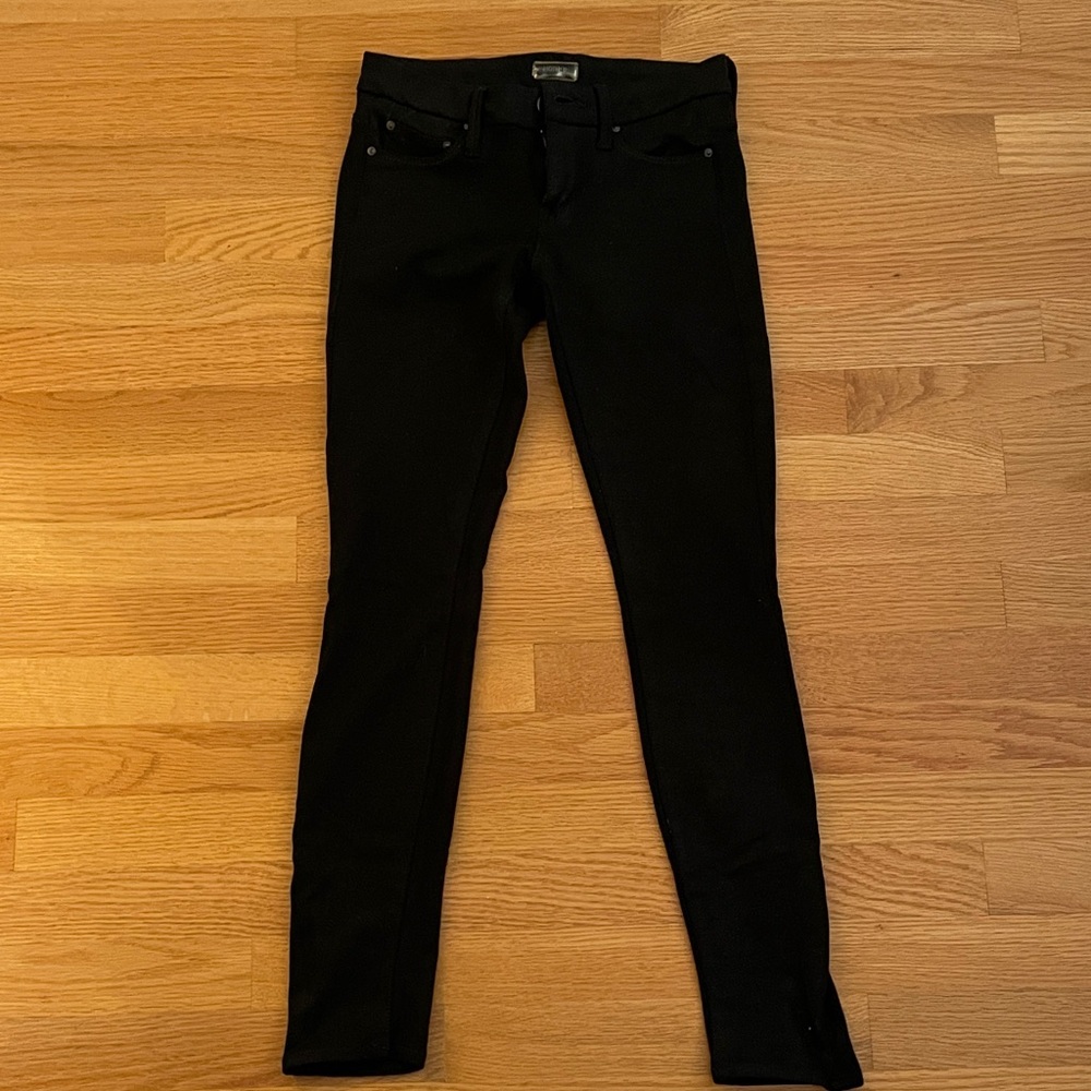 MOTHER Black stretchy Skinny pants